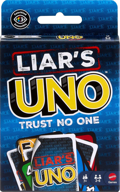 Uno - Liar's Uno card game packaging box front view