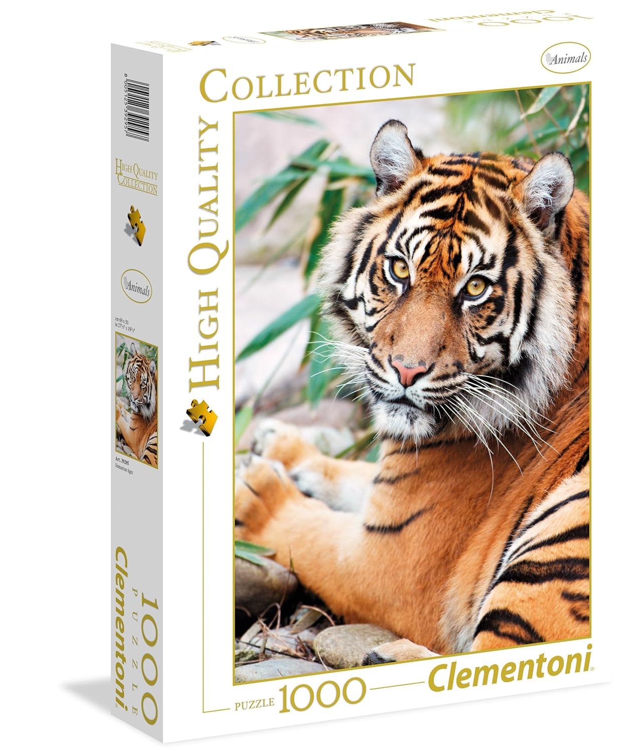 Clementoni - Sumatran Tiger 1000 Piece Jigsaw (Sq Box) - Good Games