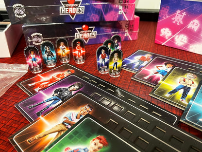 Back of Joystick Heroes box with gameplay details