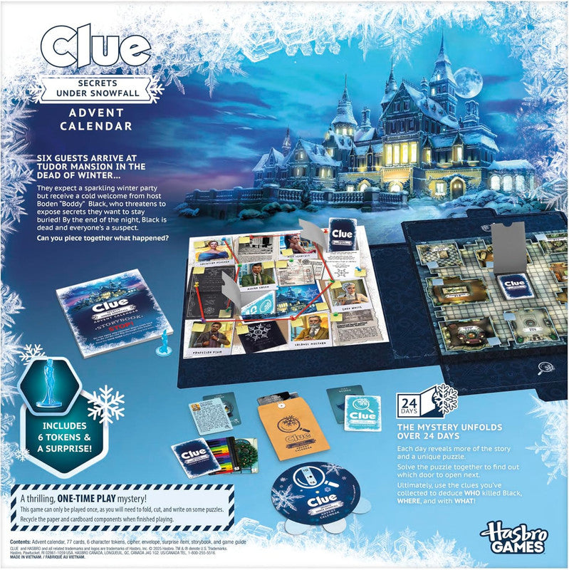Clue: Advent Calendar - Secrets Under Snowfall - Good Games
