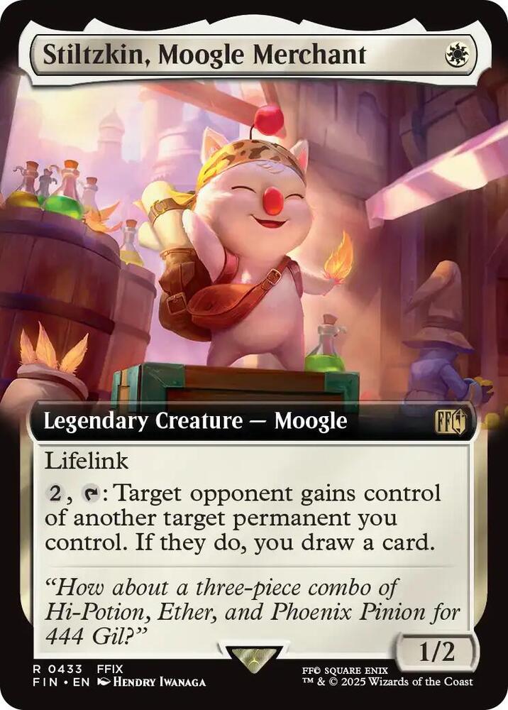 Stiltzkin, Moogle Merchant 433 (FINAL FANTASY)  - Extended Art