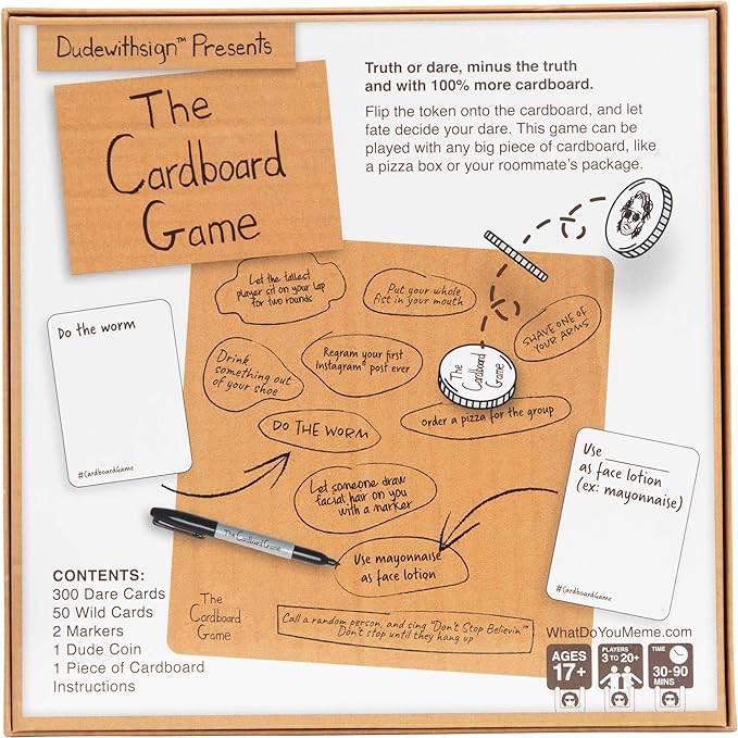 Dudewithsign Presents: The Cardbard Game