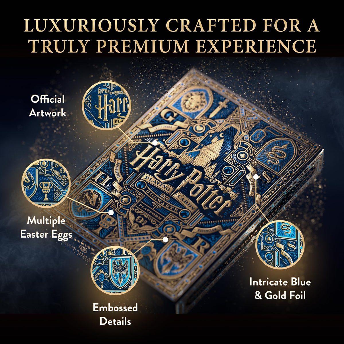 Theory11 Harry Potter Ravenclaw Blue Playing Cards - Good Games