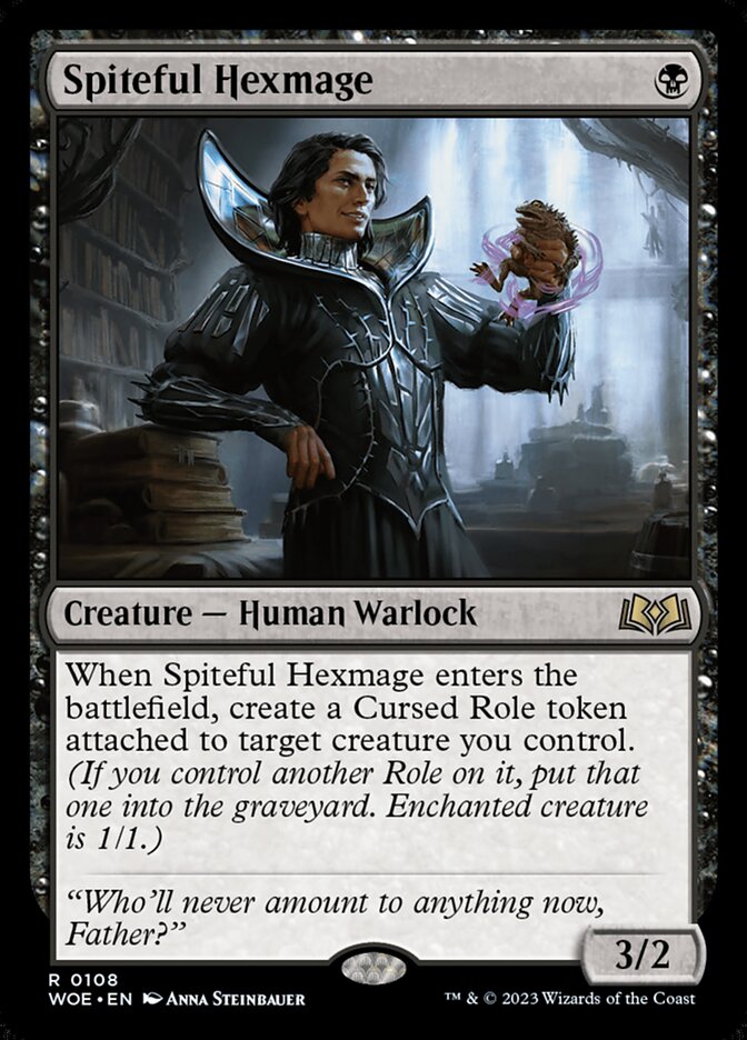 Spiteful Hexmage 108/276 (Wilds of Eldraine)  - Foil