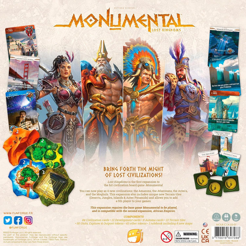 Monumental: Lost Kingdoms Expansion - Good Games