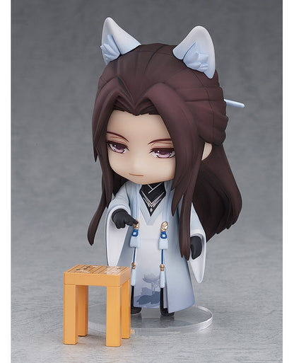 Close-up of Nendoroid Mo Xu Stranger Version with detailed coat and calm face