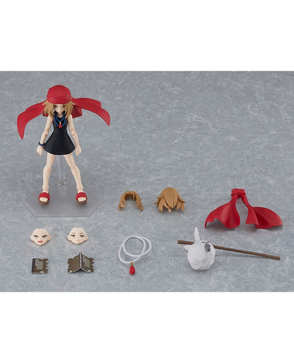 Figma Anna Kyoyama posed with flexible joints visible