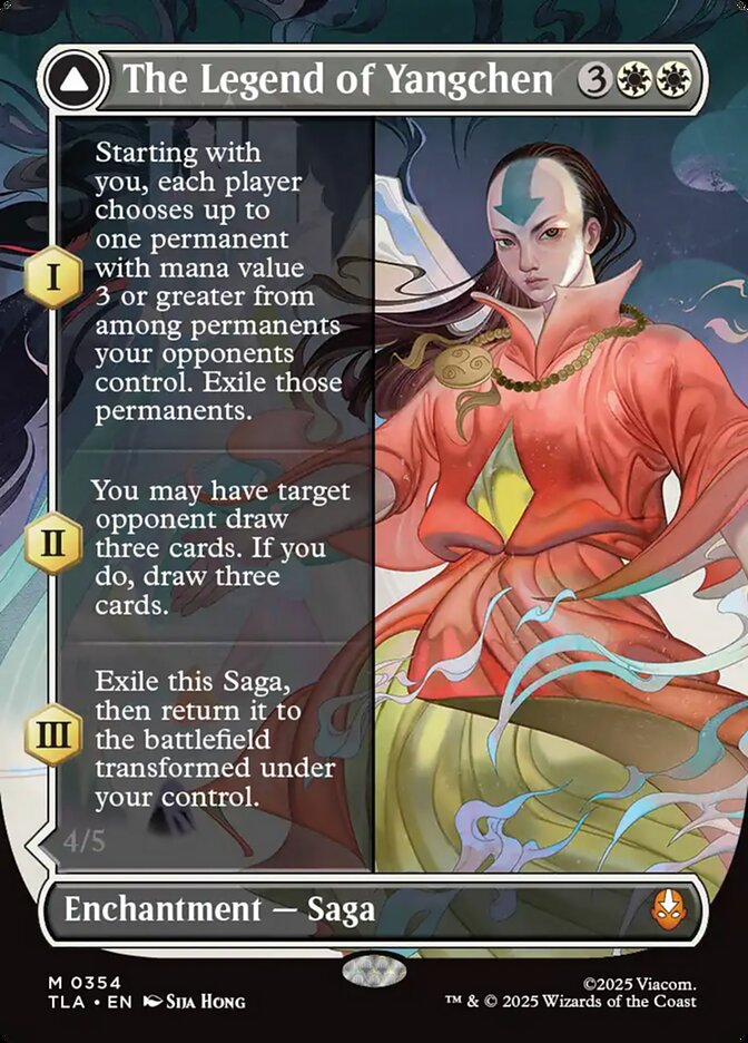 The Legend of Yangchen // Avatar Yangchen  354/286 (Avatar: The Last Airbender)  - Borderless