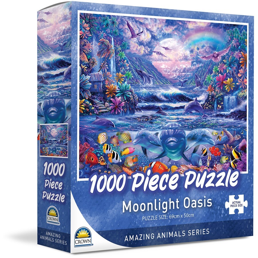 Moonlight Oasis 1000 Piece Jigsaw - Good Games