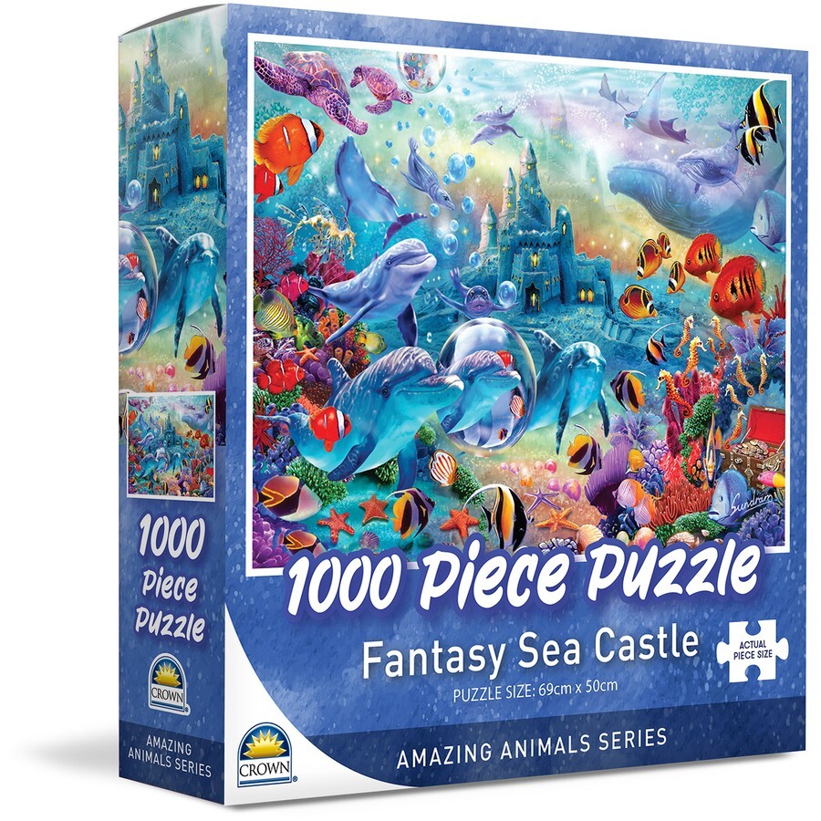 Fantasy Sea Castle 1000 Piece Jigsaw - Good Games
