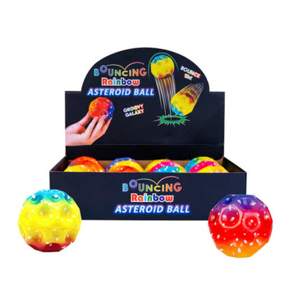 Bouncing Asteroid Ball Rainbow - Good Games