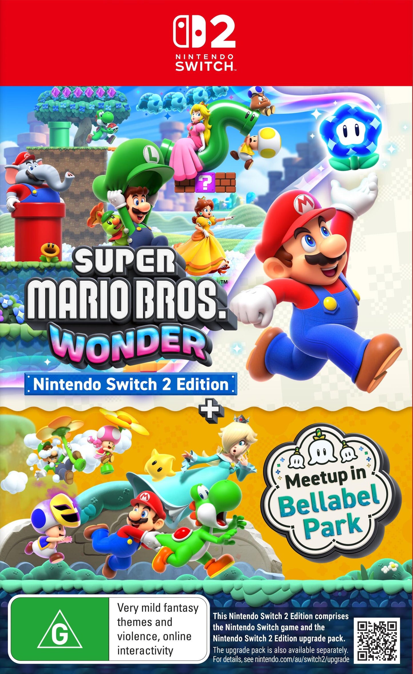Nintendo Switch 2 Super Mario Bros. Wonder - Nintendo Switch 2 Edition + Meetup in Bellabel Park