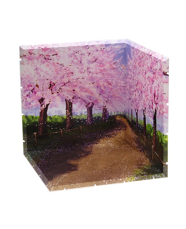 Dioramansion 200 Cherry Blossom Road with clear panel details and pink floral design