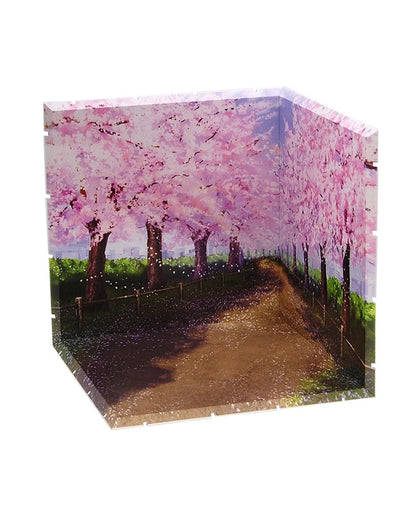 Dioramansion 200 Cherry Blossom Road with clear panel details and pink floral design