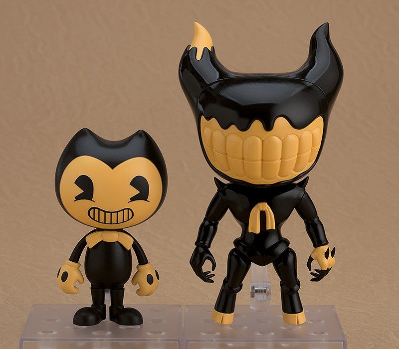 Nendoroid Bendy figure with Ink Demon, side view
