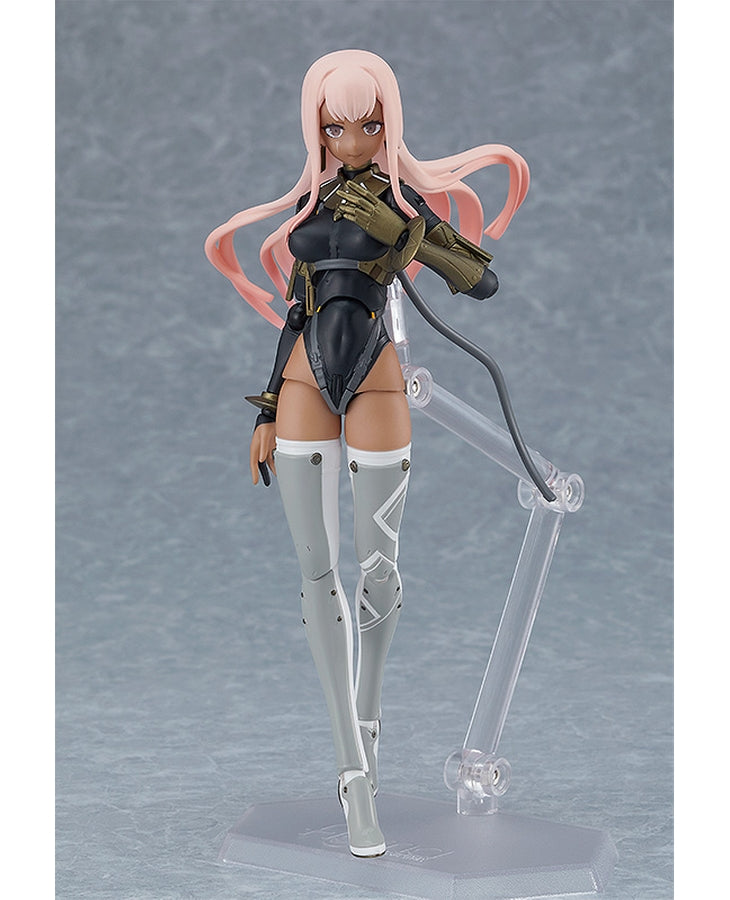 Hemet Nethel figma from rear angle displaying cape and sculpt details