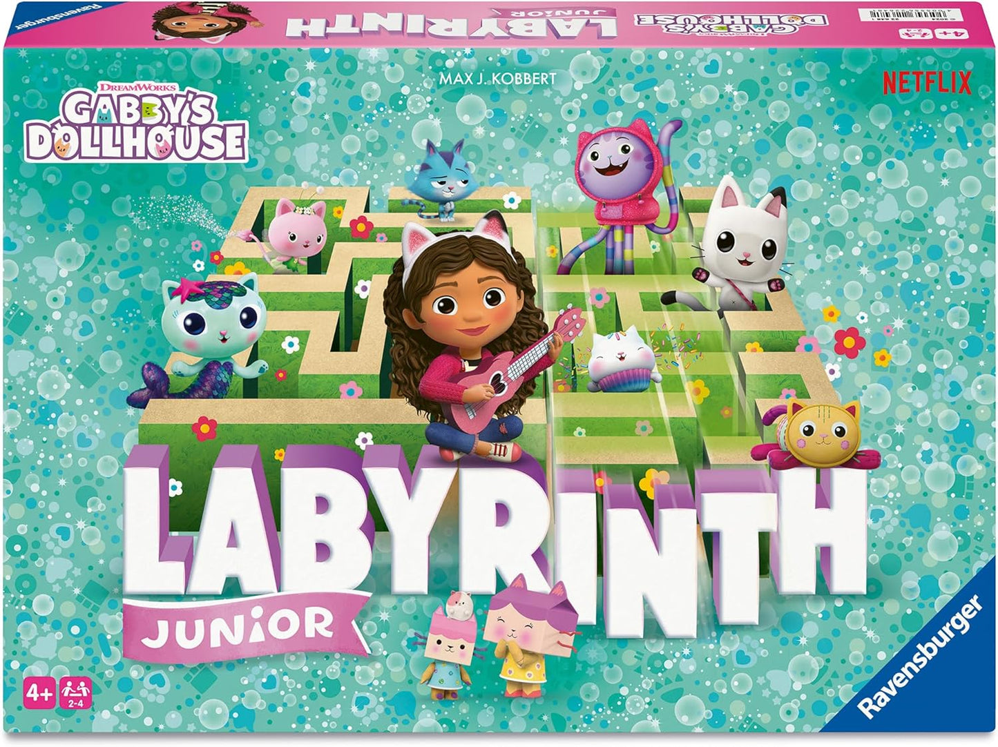 Gabby's Dollhouse Junior Labyrinth Game packaging box front view