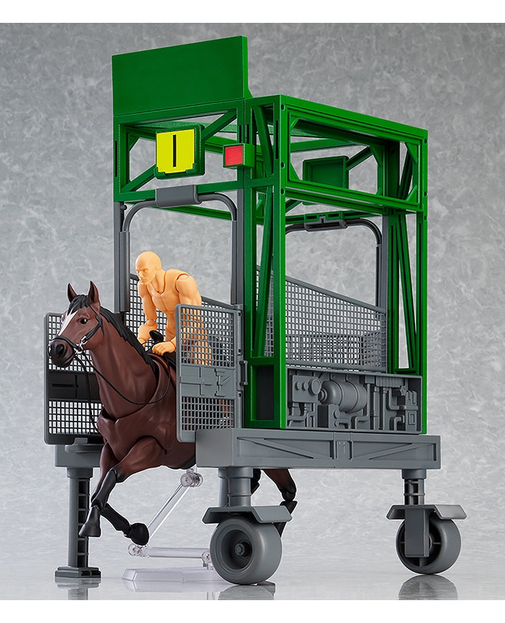 Starting Gate accessory set showing gate structure and base