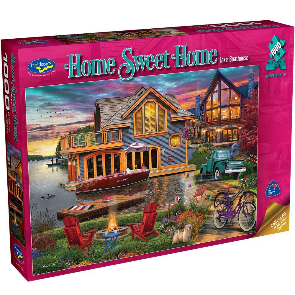 Holdson - Home Sweet Home - Boathouse 1000 Piece Jigsaw - Good Games