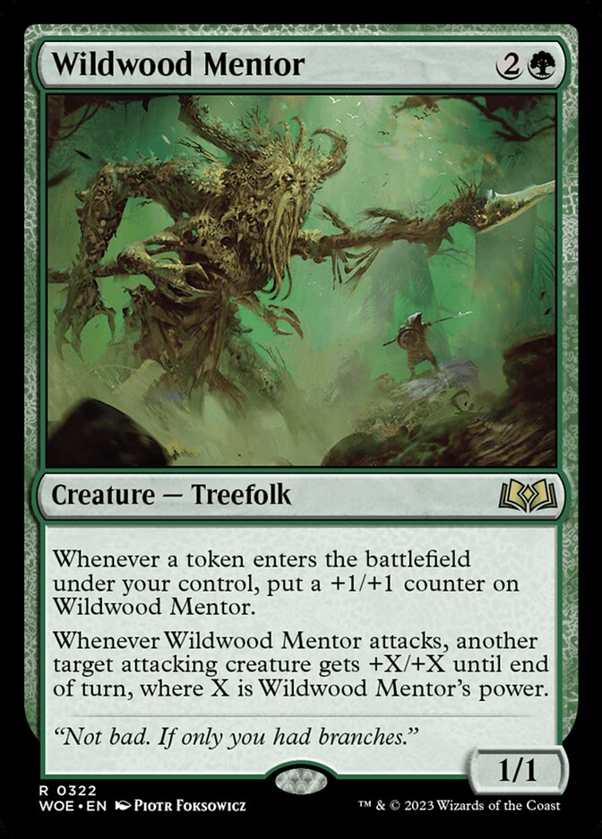 Wildwood Mentor 322/276 (Wilds of Eldraine) 