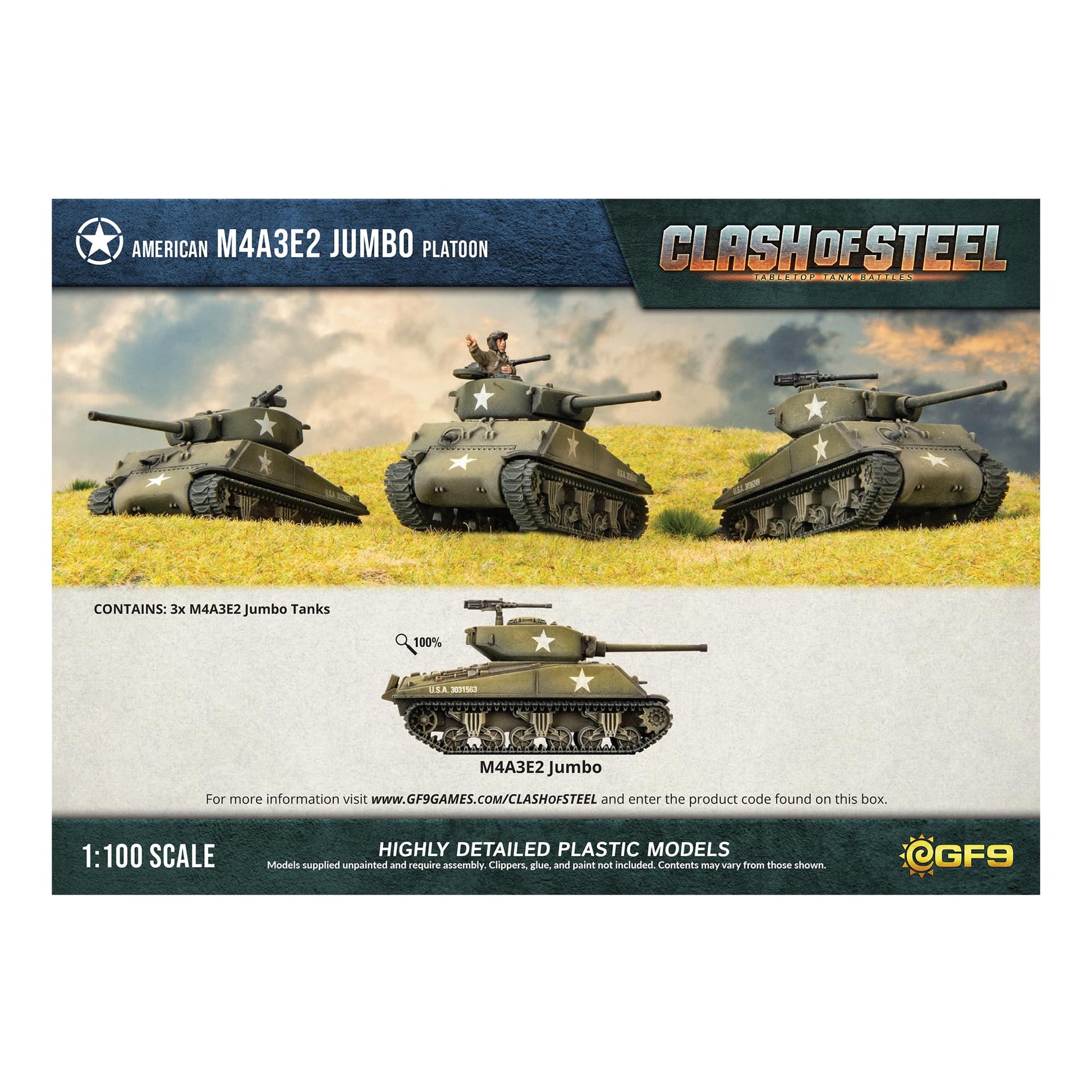 Clash of Steel: M4A3E2 Jumbo Tank Platoon - Good Games