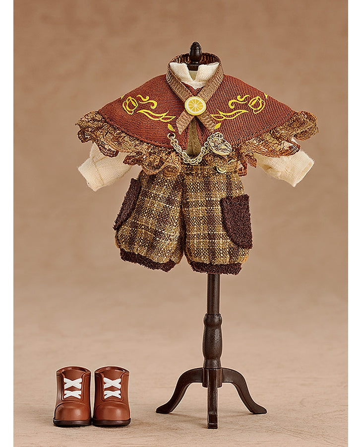 Nendoroid Doll Tea Time Series Charlie seated with tea time accessories on display
