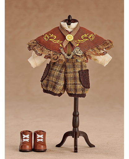 Nendoroid Doll Tea Time Series Charlie seated with tea time accessories on display