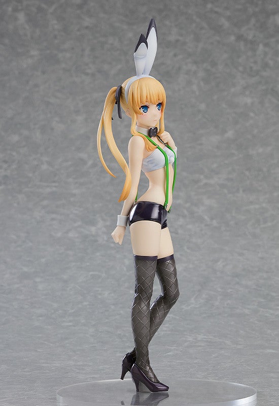 Rear view of Eriri Spencer Sawamura Bunny Version figure highlighting bunny tail and hair sculpt