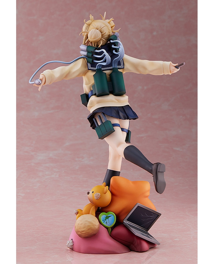 Close-up of Himiko Toga’s face with playful expression and accessories