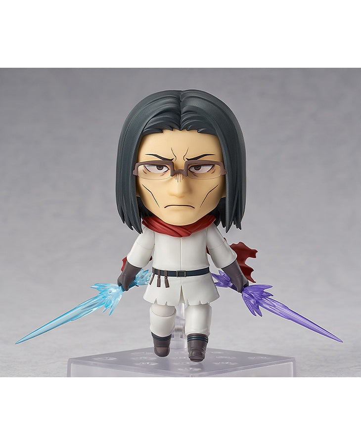 Nendoroid Ojisan with winking face and smiling expression