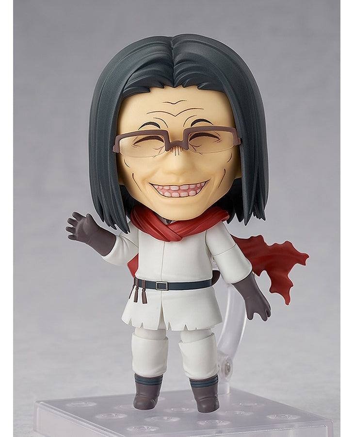 Nendoroid Ojisan in action pose with battle effect