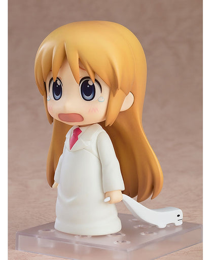 Alternate faceplate of Nendoroid Hakase with closed eyes and wide smile, arms spread