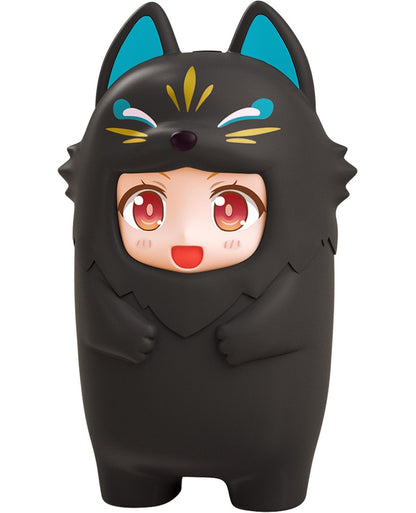 Black Kitsune face parts case front view Nendoroid More