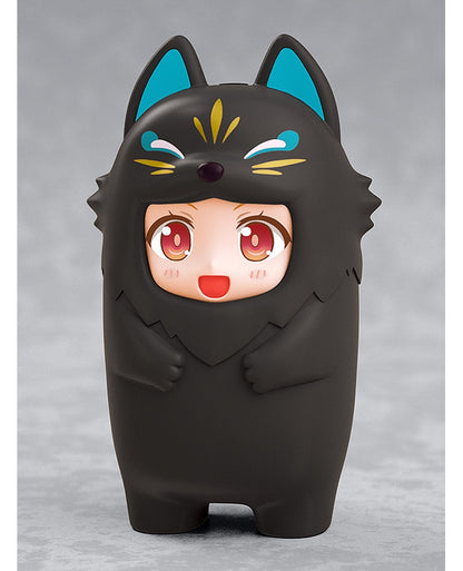 Black Kitsune face parts case showing inner lid Nendoroid More