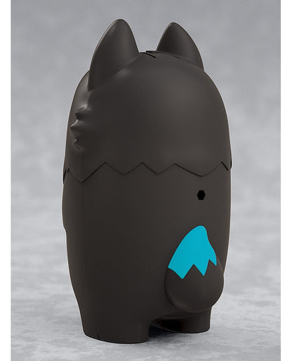 Black Kitsune face parts case opened with compartments Nendoroid More