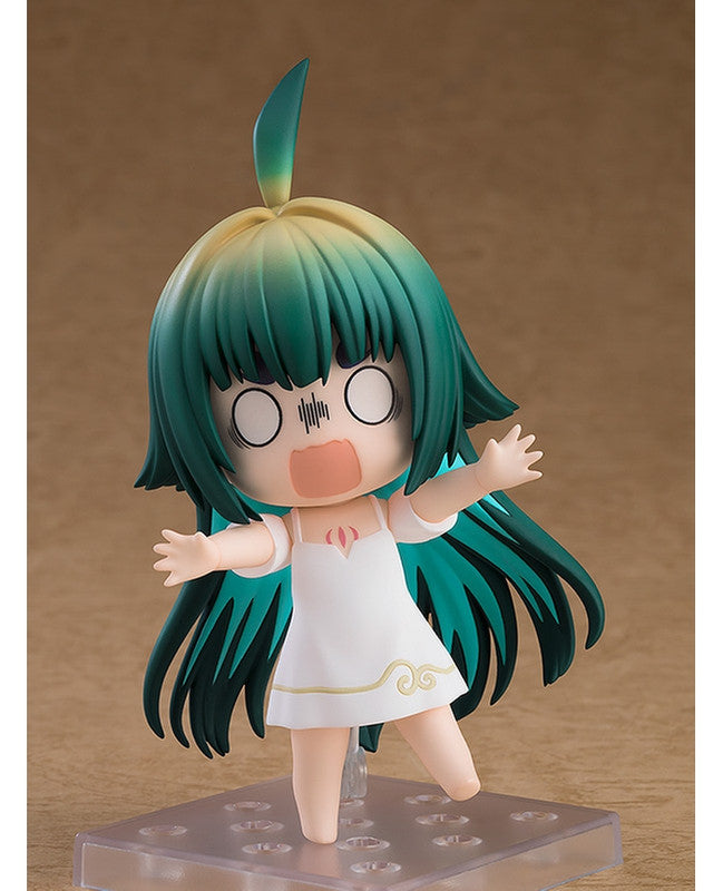 Nendoroid number 142 Yuzuriha Inori figure with shocked expression and outstretched arms