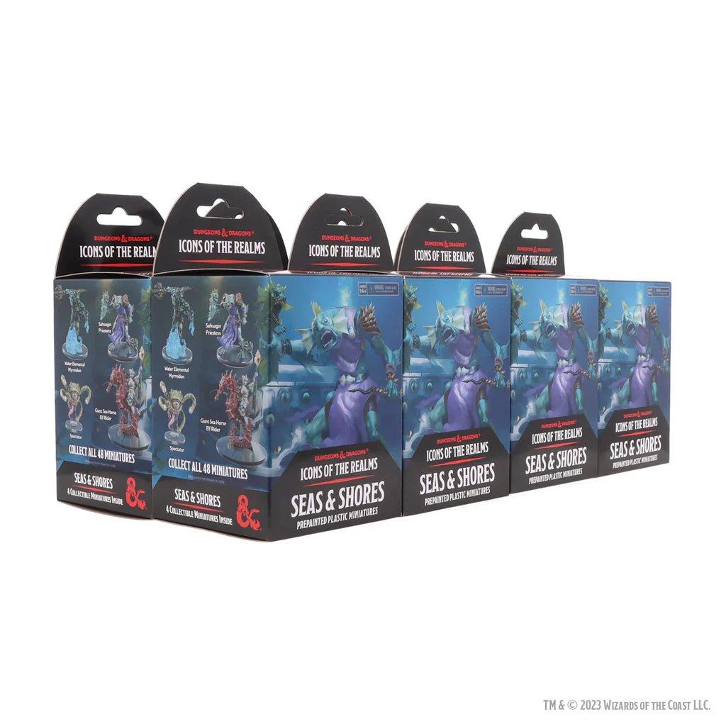 Dungeons &amp; Dragons Icons of the Realms Seas &amp; Shores Booster Brick