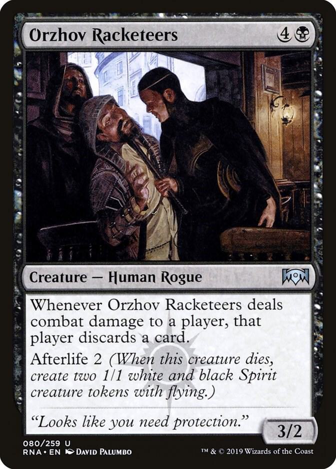 Orzhov Racketeers 80/259 (Ravnica Allegiance) 