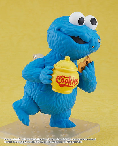 Nendoroid Cookie Monster with interchangeable parts and cookie accessories