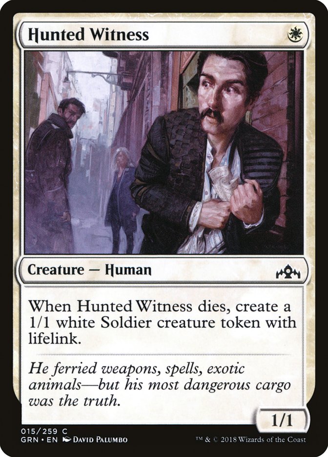 Hunted Witness 15 (Guilds of Ravnica) 