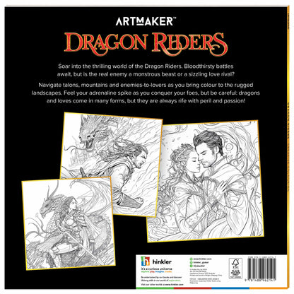 Dragon Riders Creative Colouring Book - Good Games