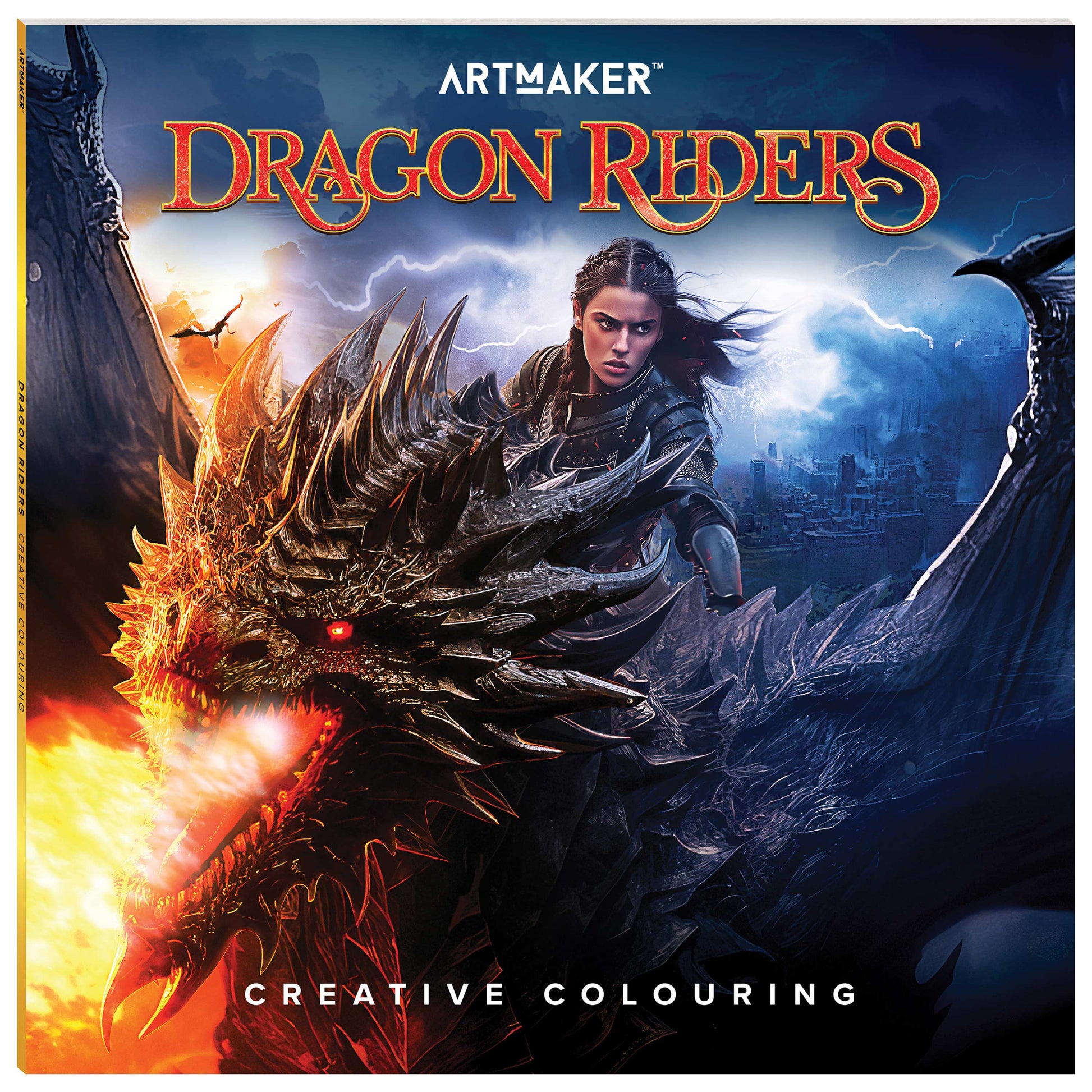 Dragon Riders Creative Colouring Book - Good Games