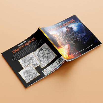 Dragon Riders Creative Colouring Book - Good Games