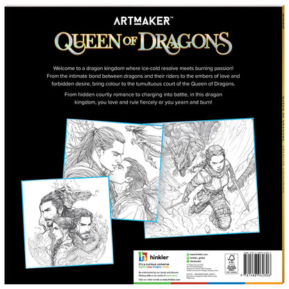 Queen of Dragons Creative Coloring Book - Good Games