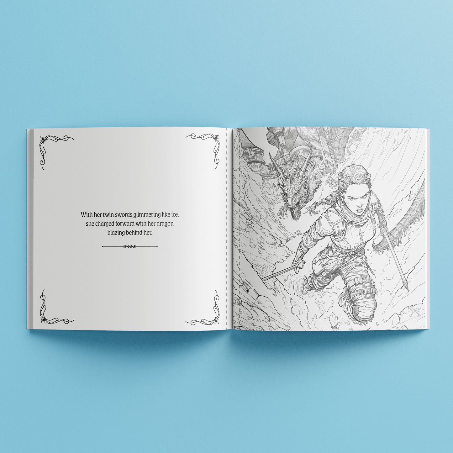Queen of Dragons Creative Coloring Book - Good Games