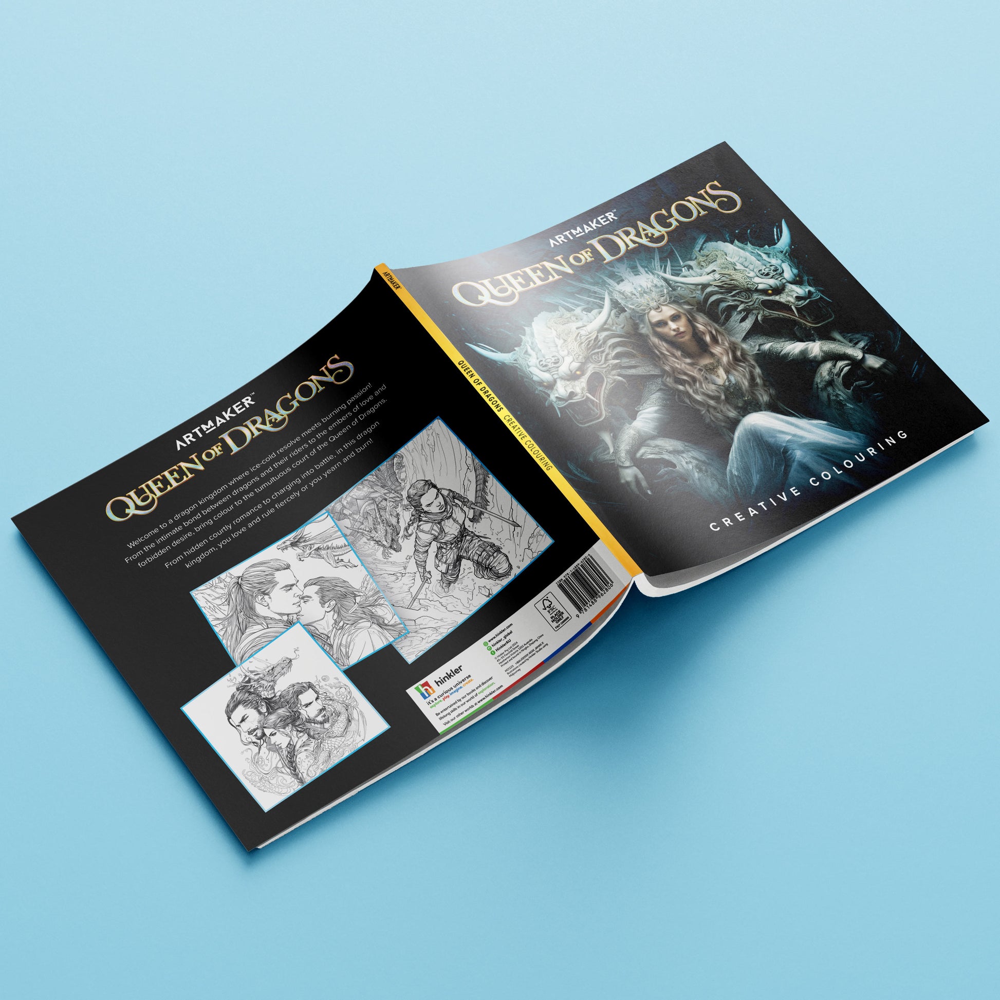 Queen of Dragons Creative Coloring Book - Good Games