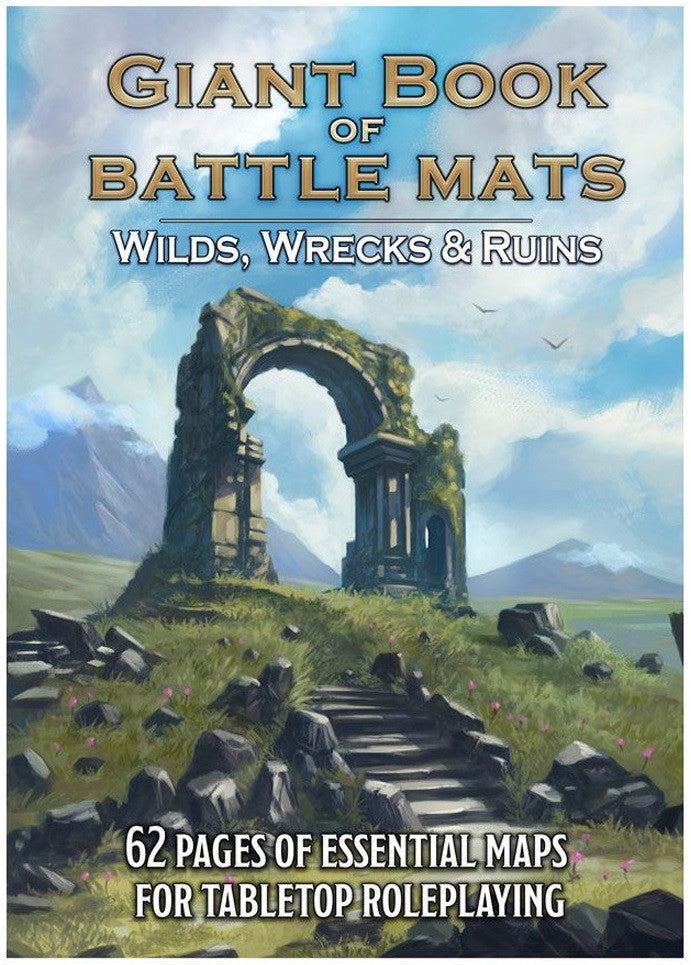 Loke Battle Mats Giant Book of Battle Mats: Wilds Wrecks and Ruins