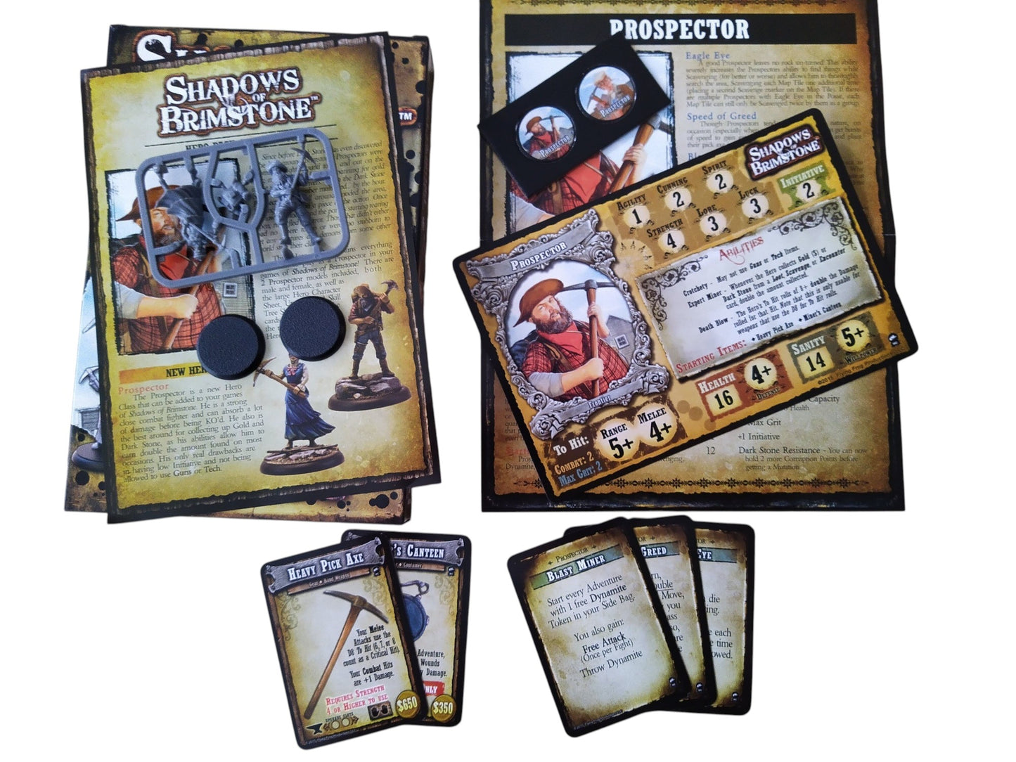 Shadows of Brimstone: Prospector Hero Pack - Good Games
