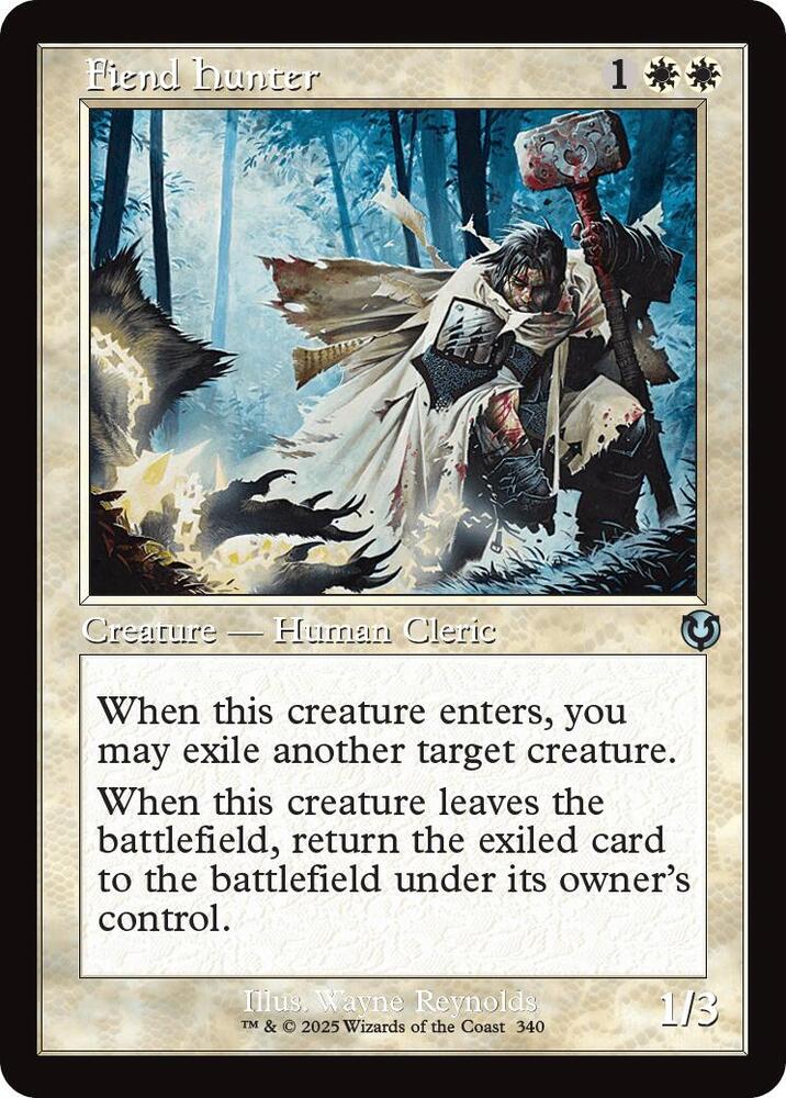 Fiend Hunter 340/287 (Innistrad Remastered)  - Retro