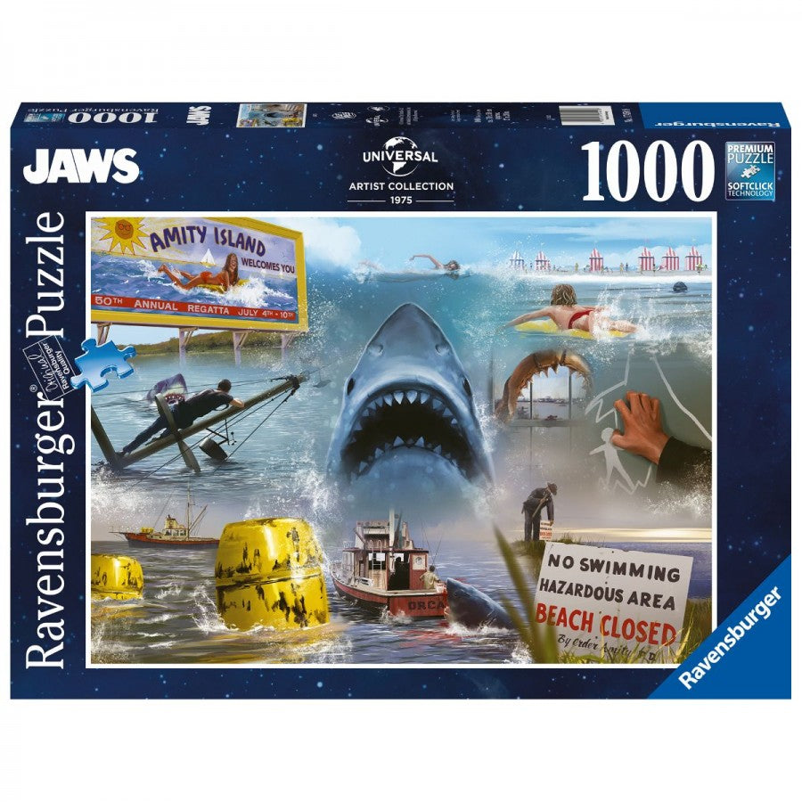 Ravensburger - JAWS 1000 Piece Jigsaw - Good Games